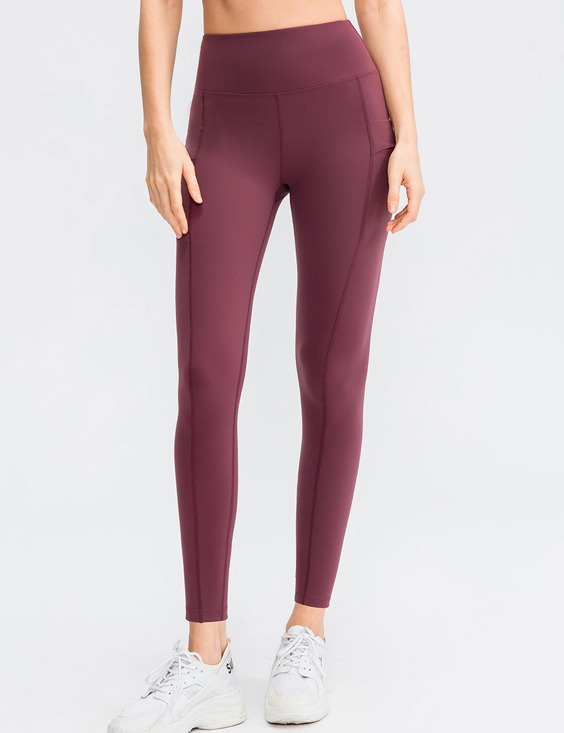 High-Waist Leggings with Pockets by bornfocus