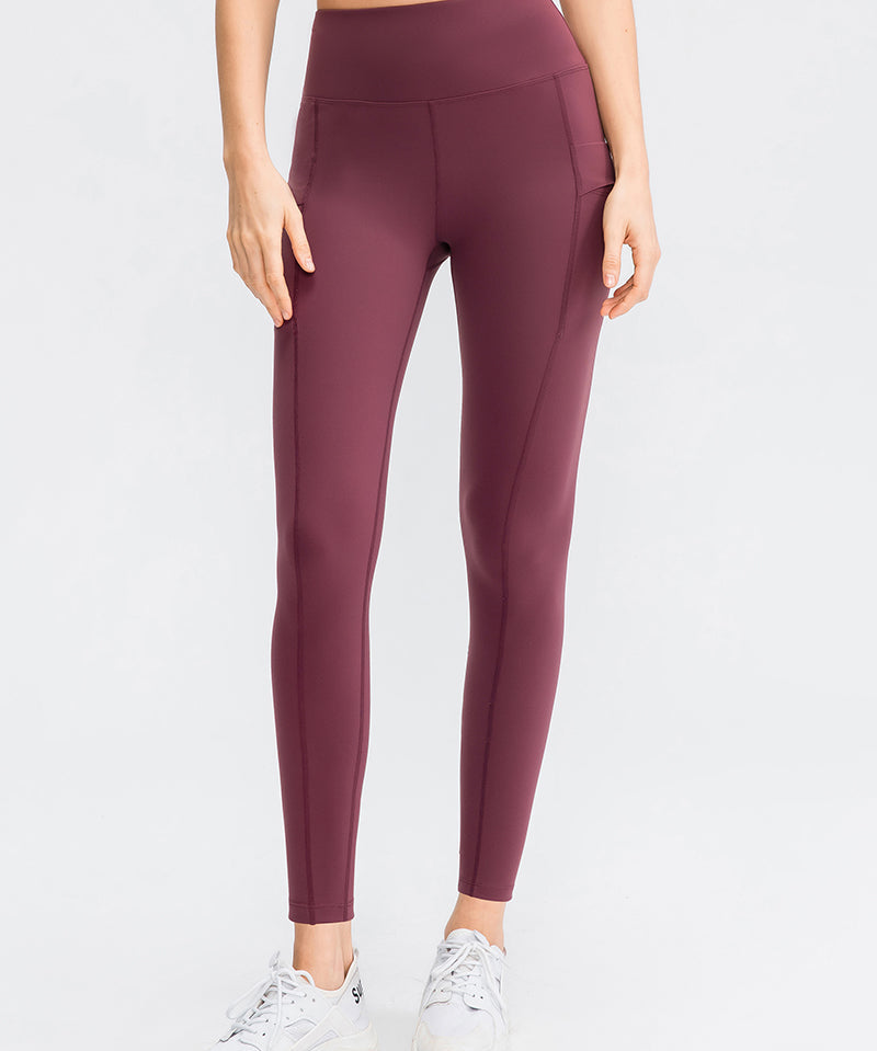 High-Waist Leggings with Pockets by bornfocus