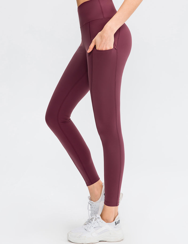 High-Waist Leggings with Pockets by bornfocus