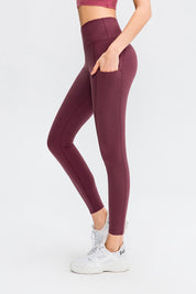 High-Waist Leggings with Pockets by bornfocus