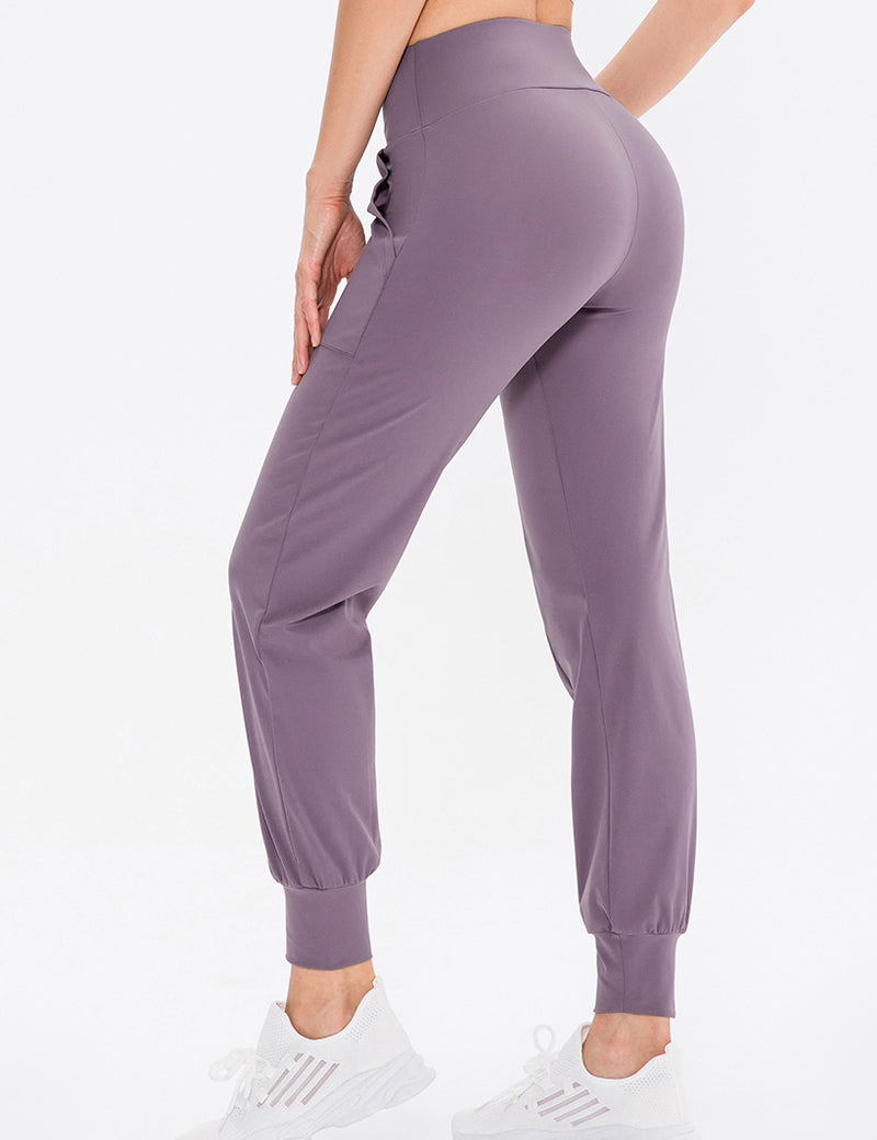 High-Waist Tapered Jogger by bornfocus