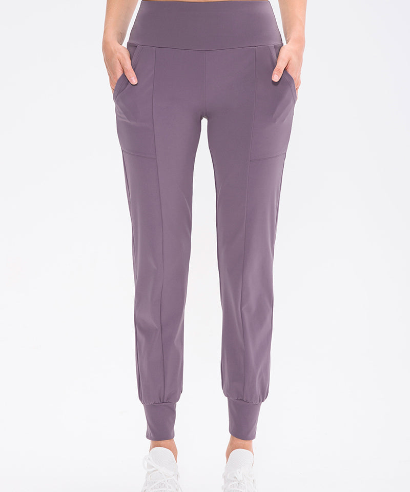 High-Waist Tapered Jogger by bornfocus