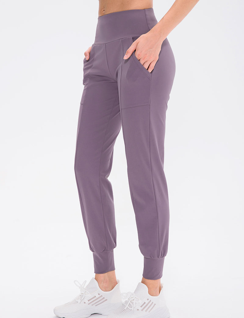 High-Waist Tapered Jogger by bornfocus