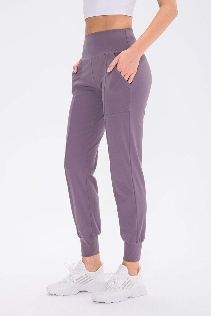 High-Waist Tapered Jogger by bornfocus