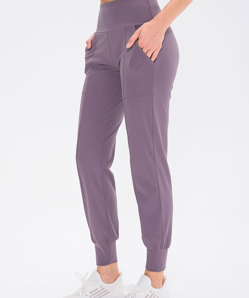 High-Waist Tapered Jogger by bornfocus