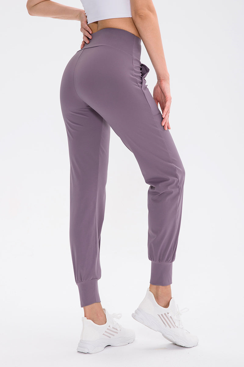 High-Waist Tapered Jogger by bornfocus