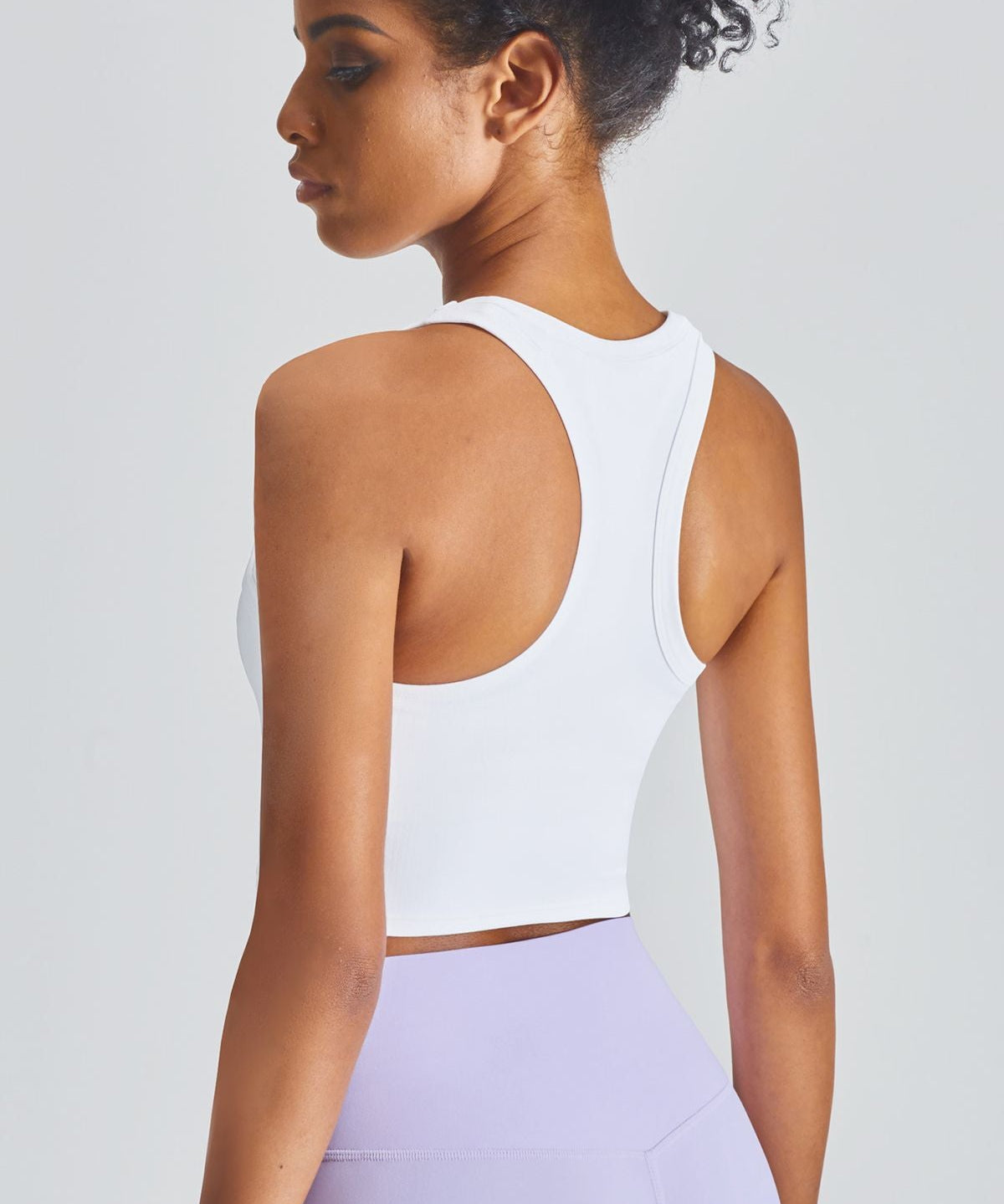 Cropped Racerback Tank Tops by bornfocus