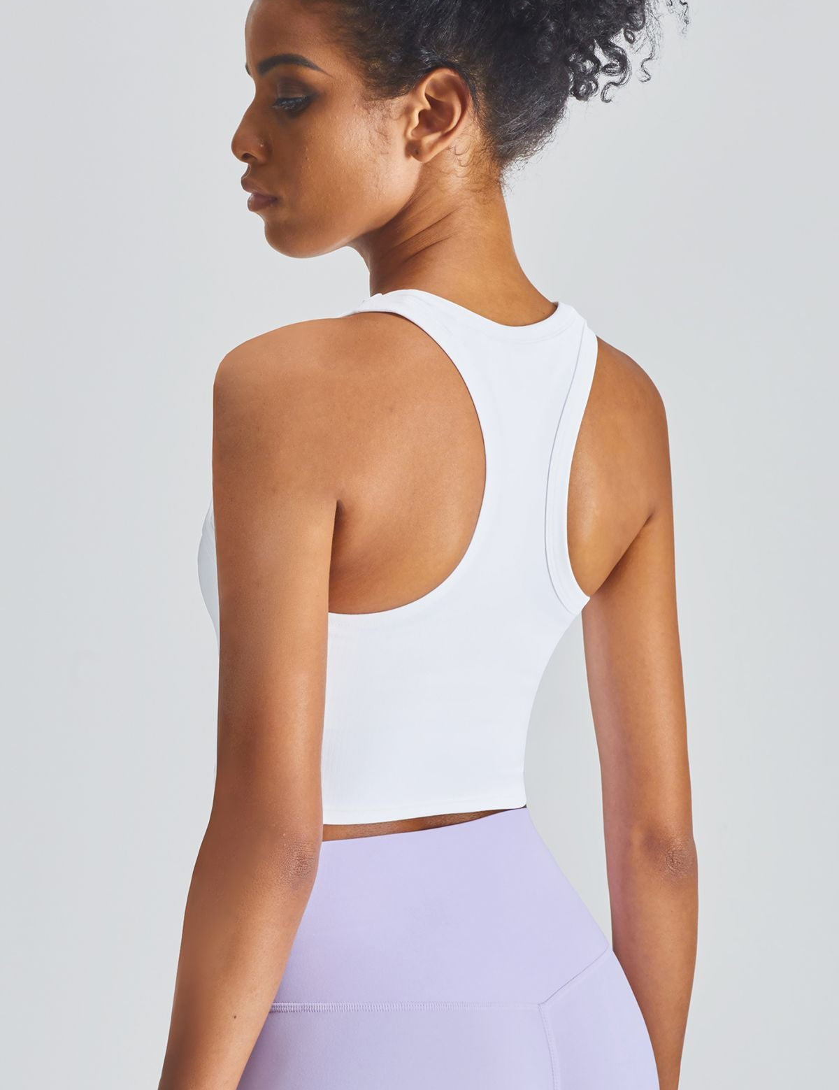 Cropped Racerback Tank Tops by bornfocus