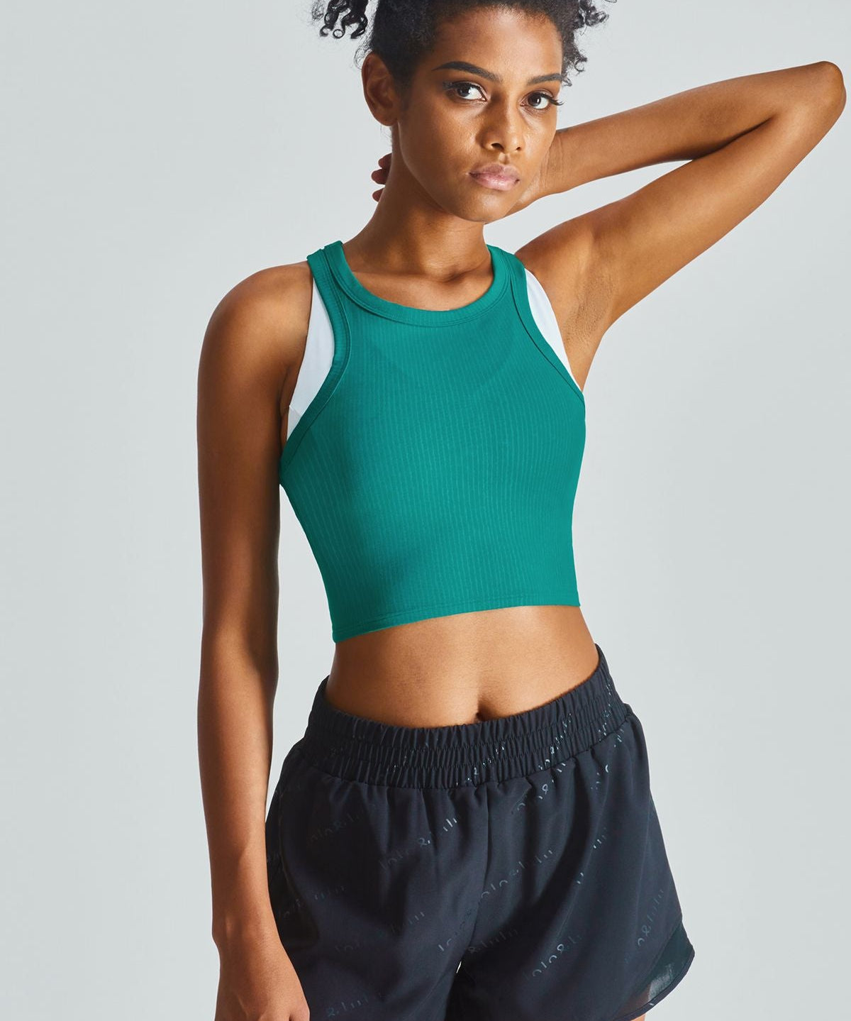 Cropped Racerback Tank Tops by bornfocus