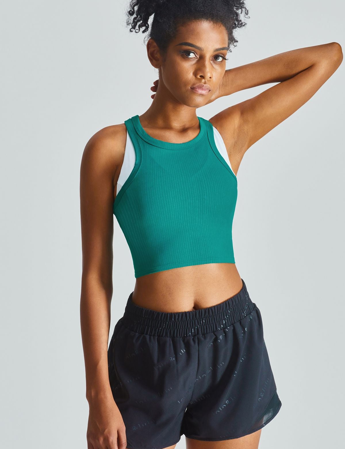 Cropped Racerback Tank Tops by bornfocus