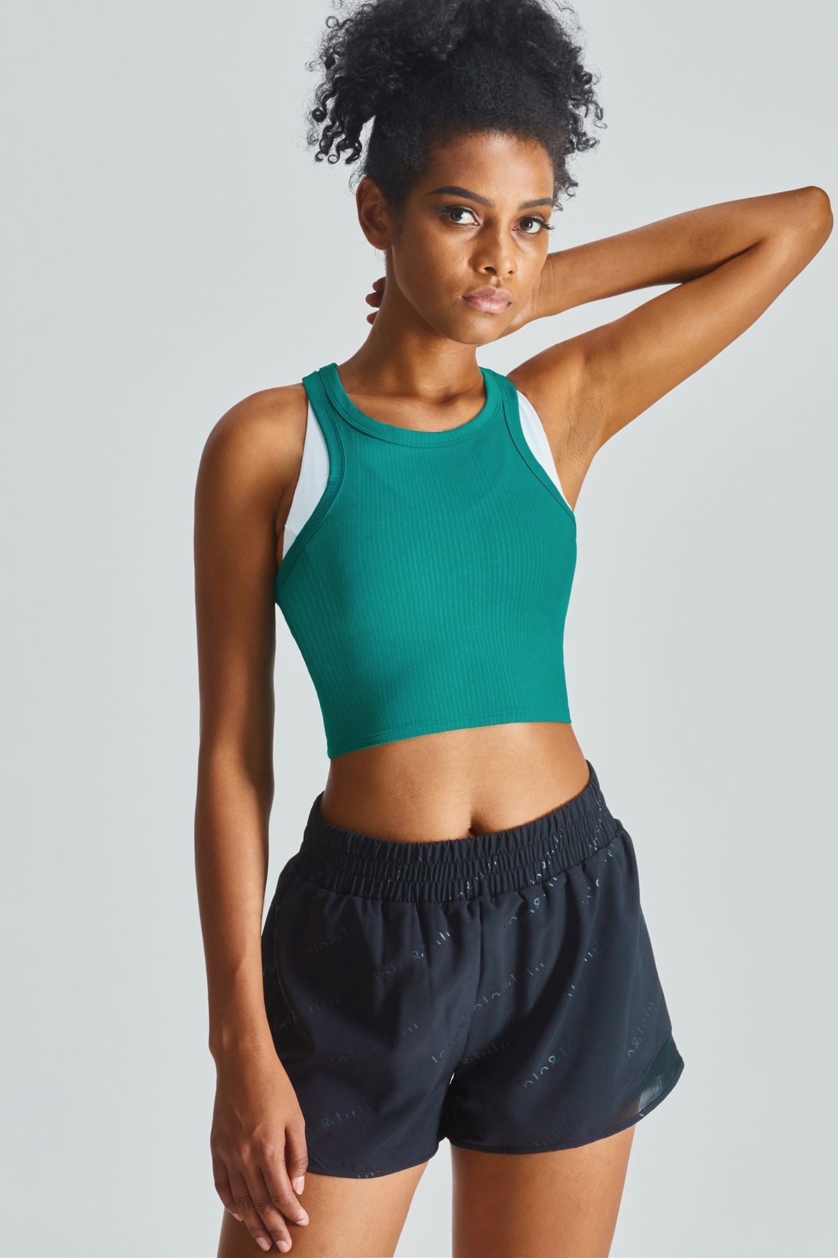 Cropped Racerback Tank Tops by bornfocus