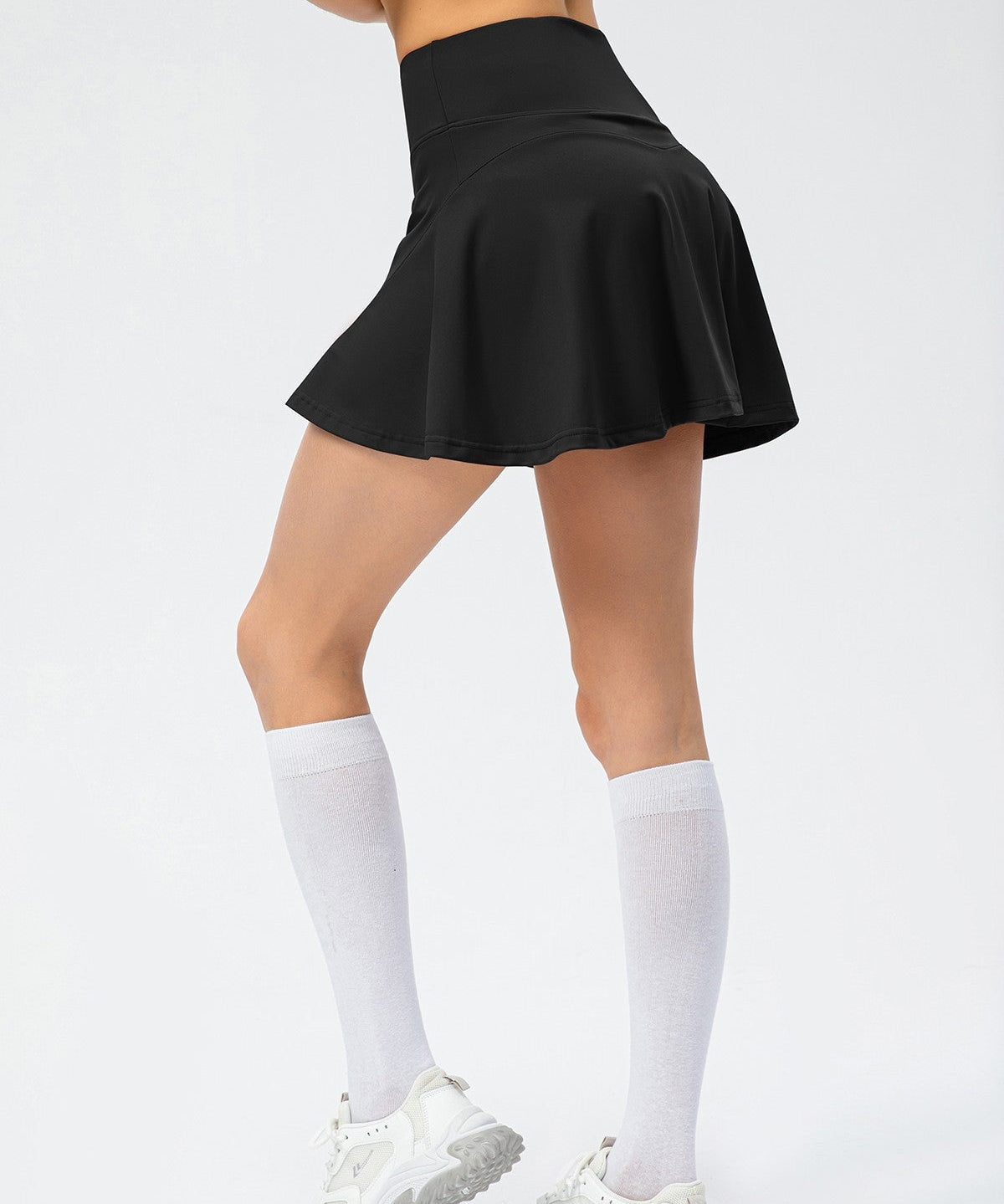 Pleated Tennis Skirts Built-in Short Liner by bornfocus