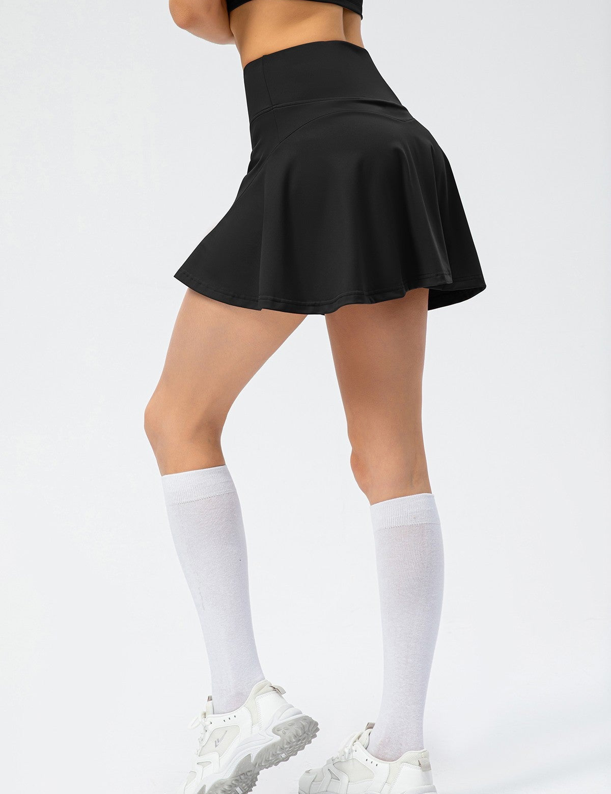 Pleated Tennis Skirts Built-in Short Liner by bornfocus