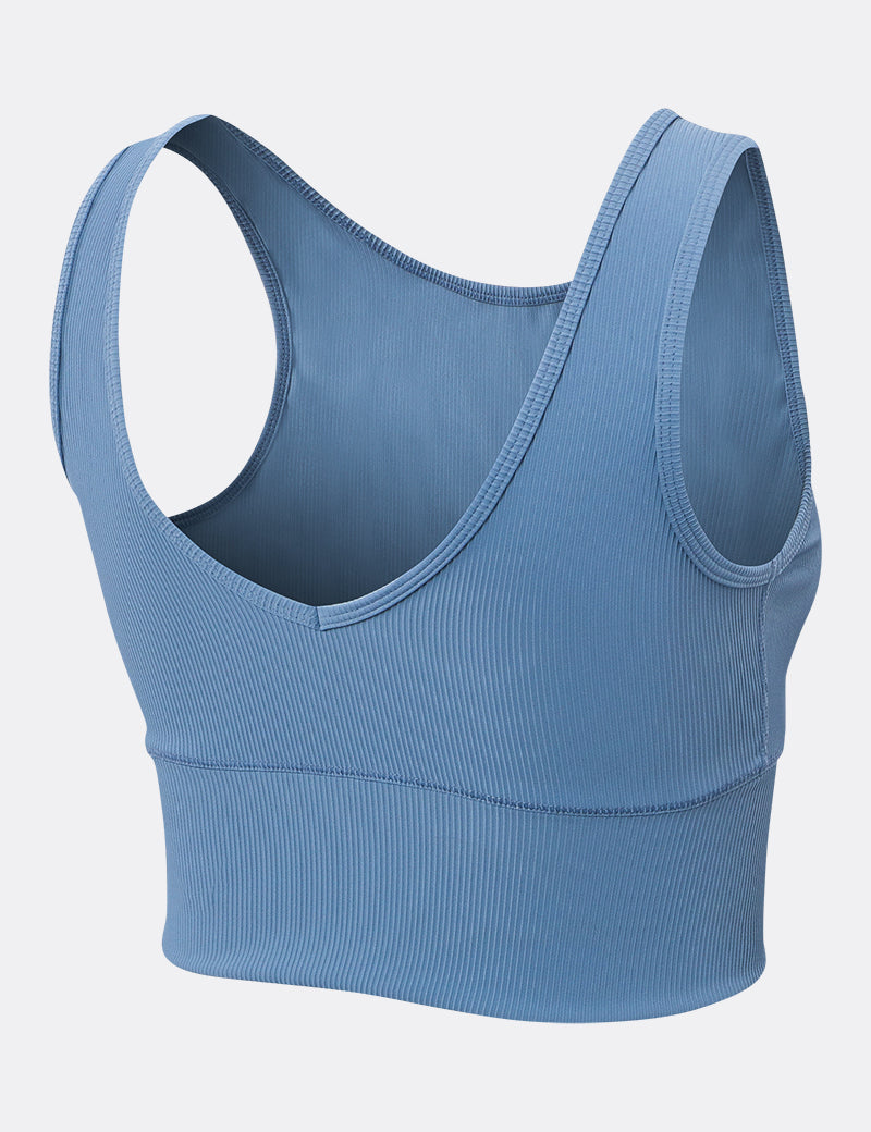 Ribbed Reversible Crop Tank Top by bornfocus