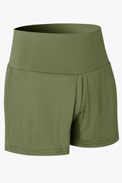 High-Rise Track Running Shorts by bornfocus