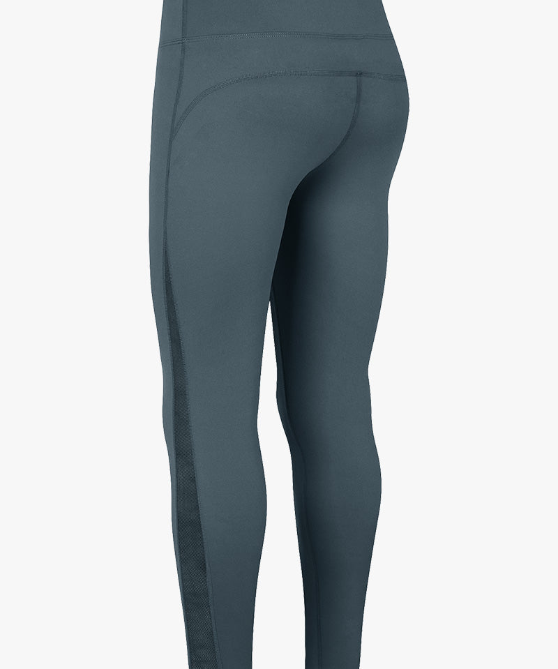 High Waist Workout Leggings with Mesh Inserts by bornfocus