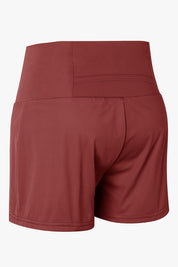 High-Rise Track Running Shorts by bornfocus