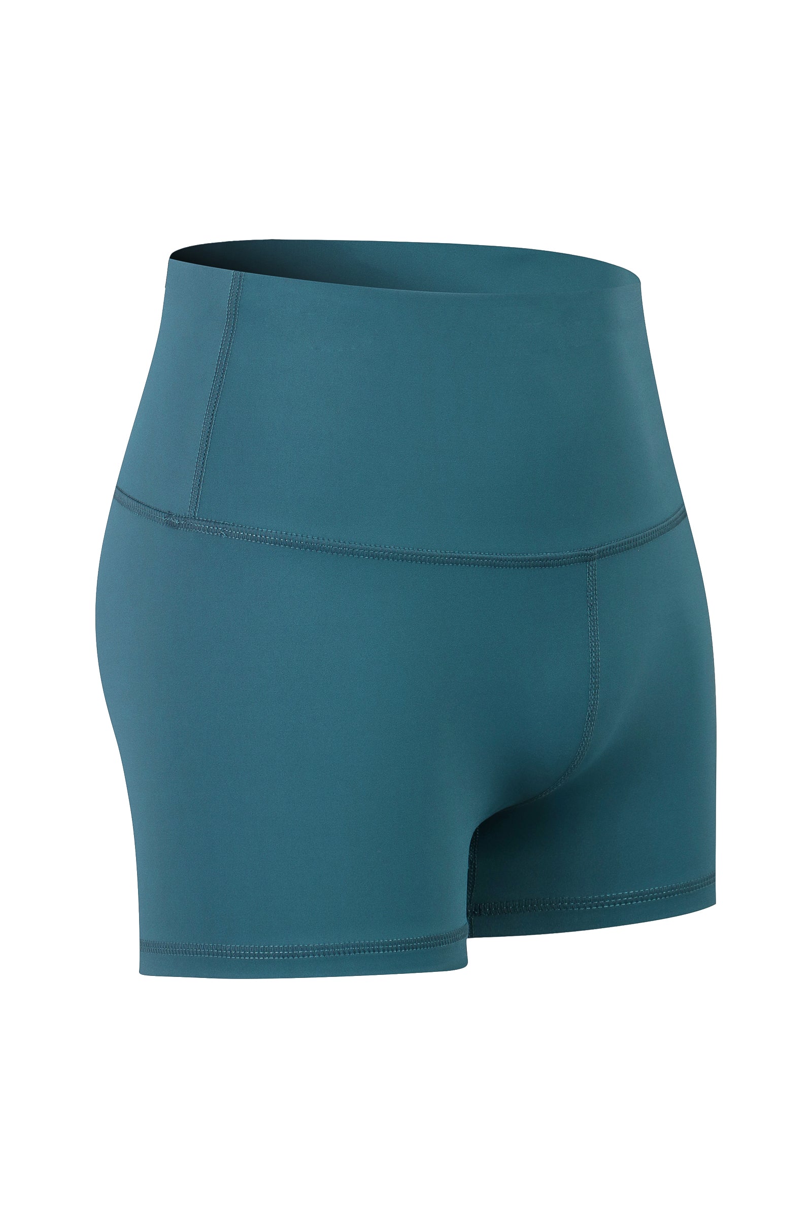 High-Rise Yoga Shorts by bornfocus