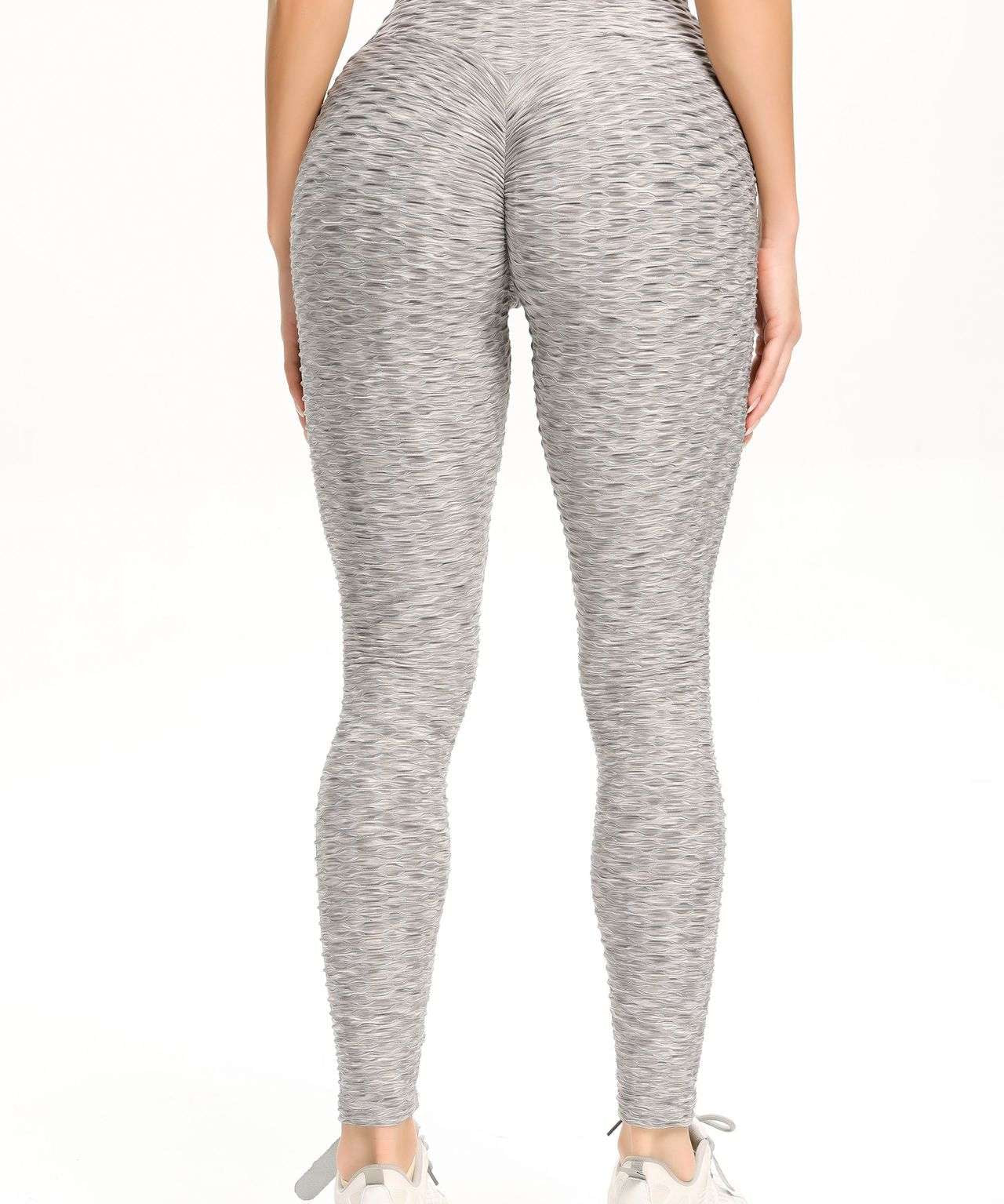 High Waisted Ruched Butt Lifting Leggings by bornfocus