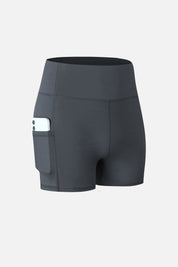 High-Rise Yoga Shorts with Pockets by bornfocus