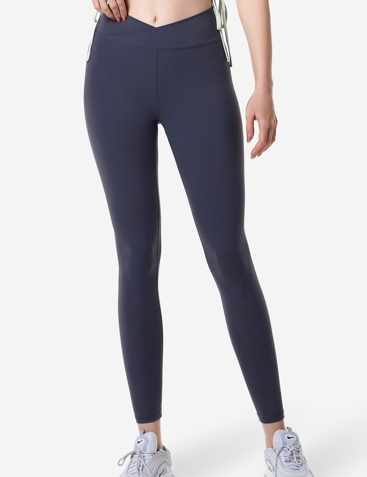 High Rise Crossover Leggings by bornfocus