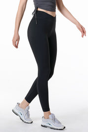 High Rise Crossover Leggings by bornfocus