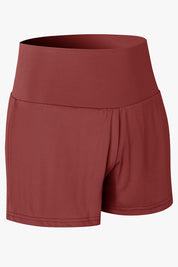 High-Rise Track Running Shorts by bornfocus