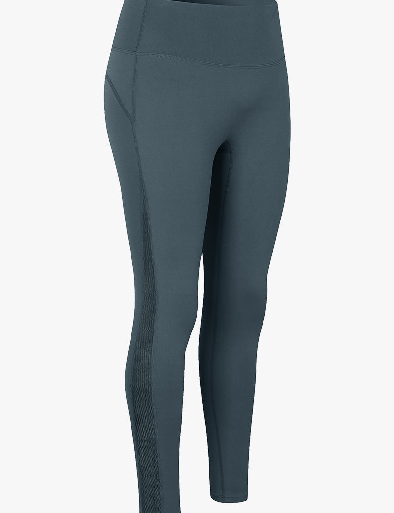 High Waist Workout Leggings with Mesh Inserts by bornfocus