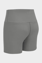 Ribbed High-Rise Seamless Shorts by bornfocus