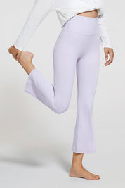 7/8 High-Rise Flared Leggings by bornfocus