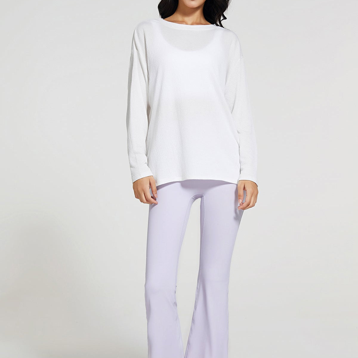 8 High-Rise Flared Leggings by bornfocus