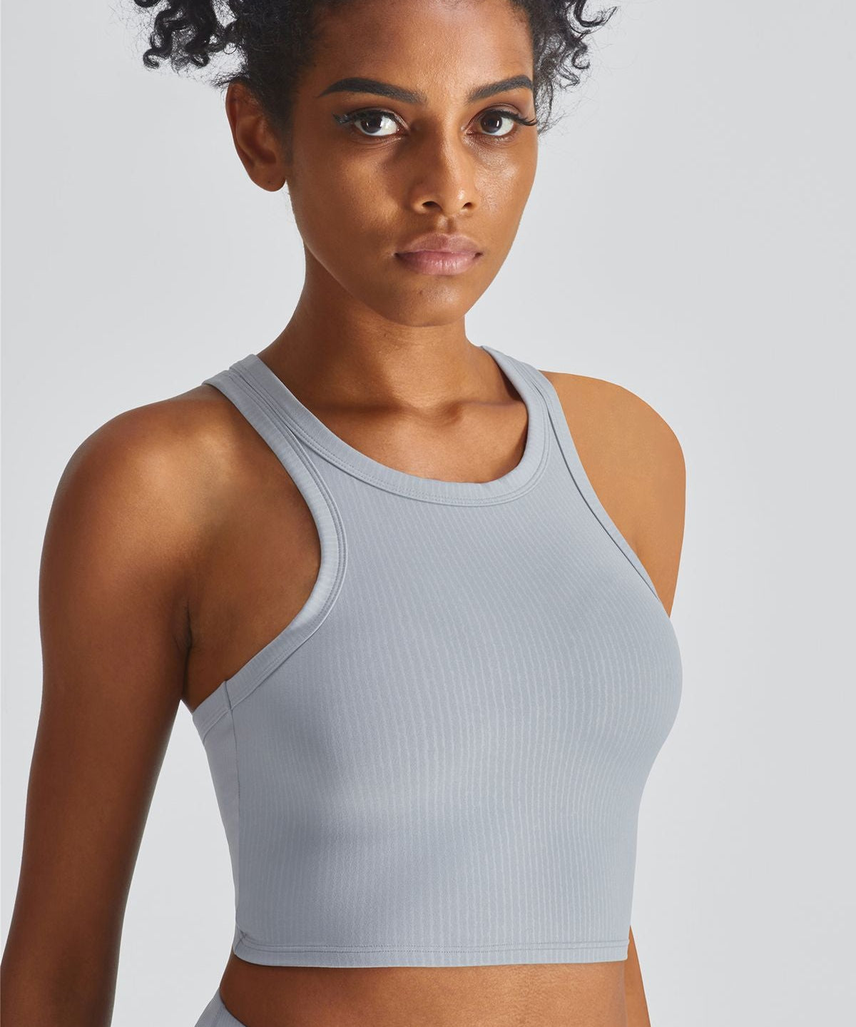 Cropped Racerback Tank Tops by bornfocus