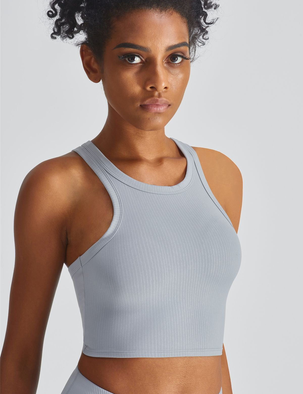 Cropped Racerback Tank Tops by bornfocus