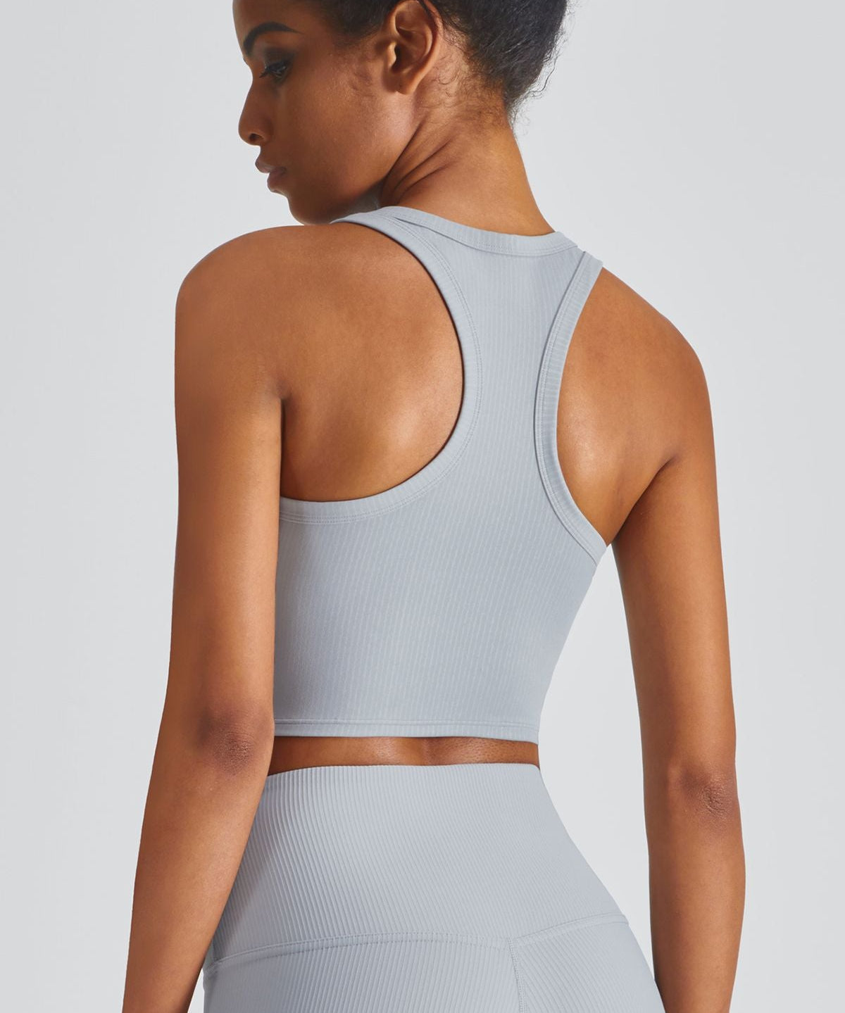 Cropped Racerback Tank Tops by bornfocus