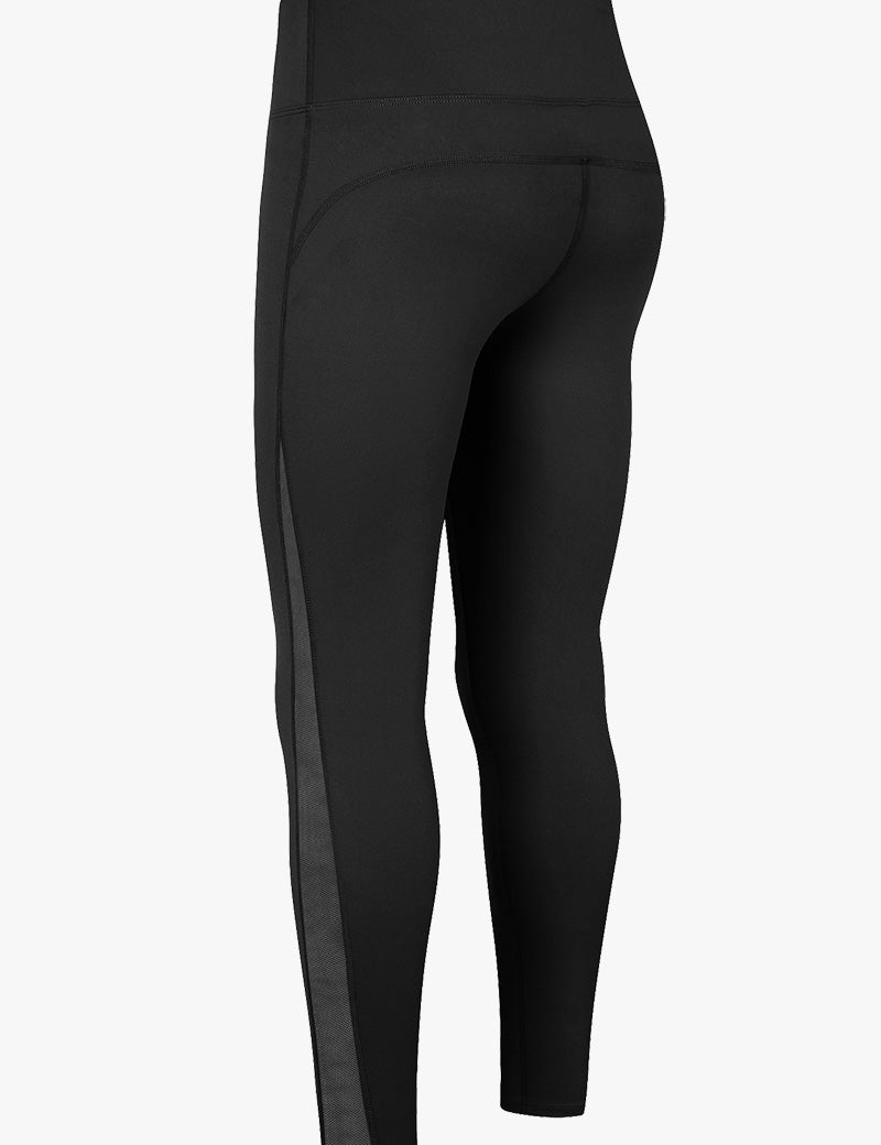 High Waist Workout Leggings with Mesh Inserts by bornfocus