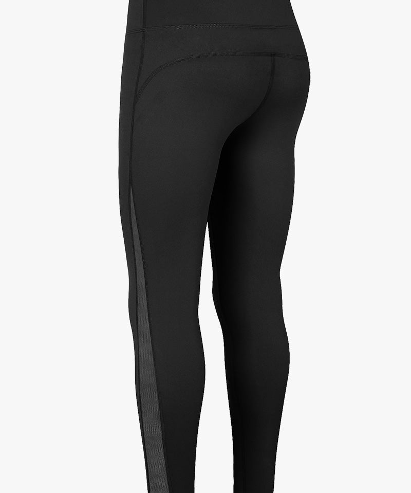 High Waist Workout Leggings with Mesh Inserts by bornfocus