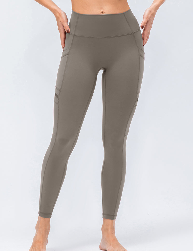 High-Rise Workout Leggings with Multi Pockets by bornfocus