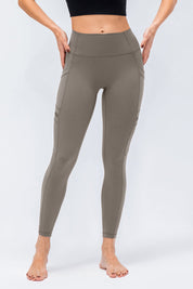 High-Rise Workout Leggings with Multi Pockets by bornfocus