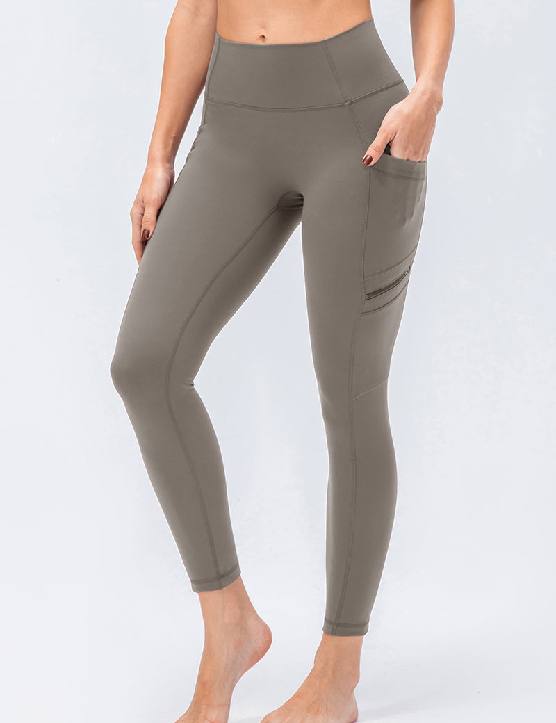 High-Rise Workout Leggings with Multi Pockets by bornfocus