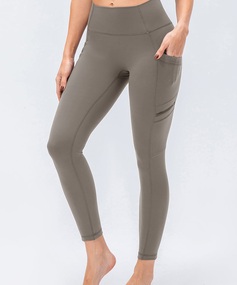 High-Rise Workout Leggings with Multi Pockets by bornfocus