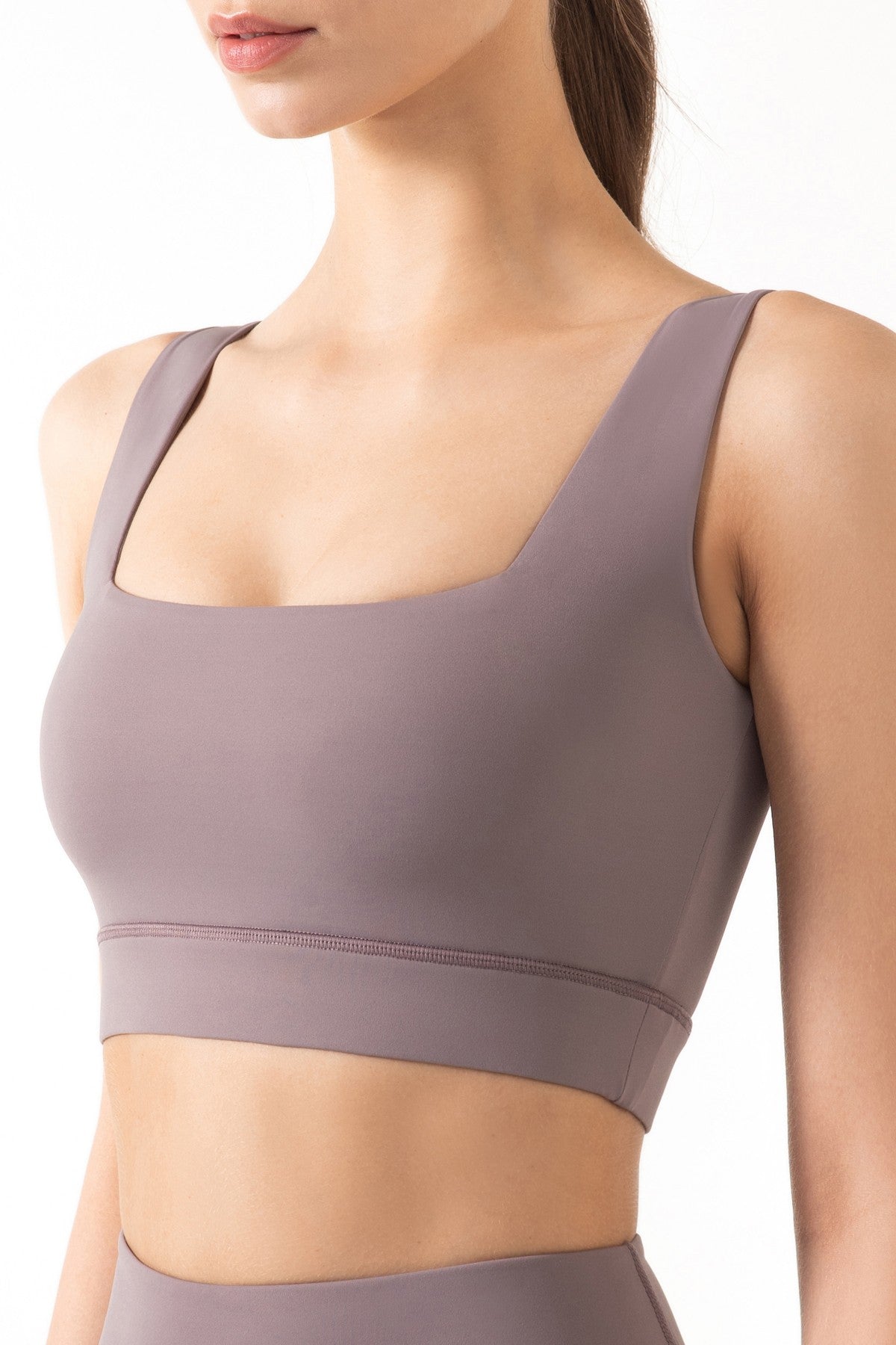 Wide Straps Bra Light Support by bornfocus