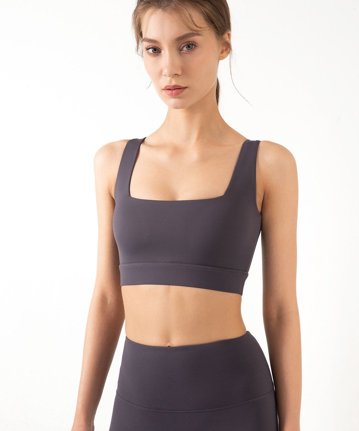 Wide Straps Bra Light Support by bornfocus