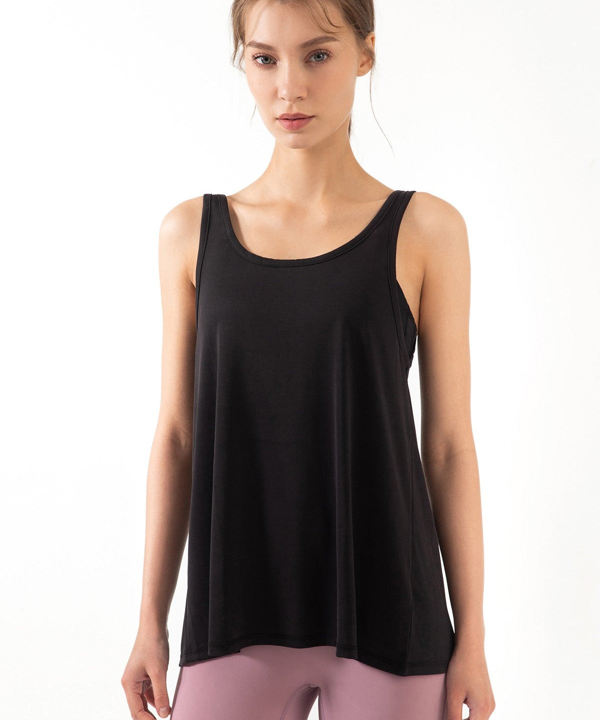 Open Back Sleeveless Tank Tops by bornfocus