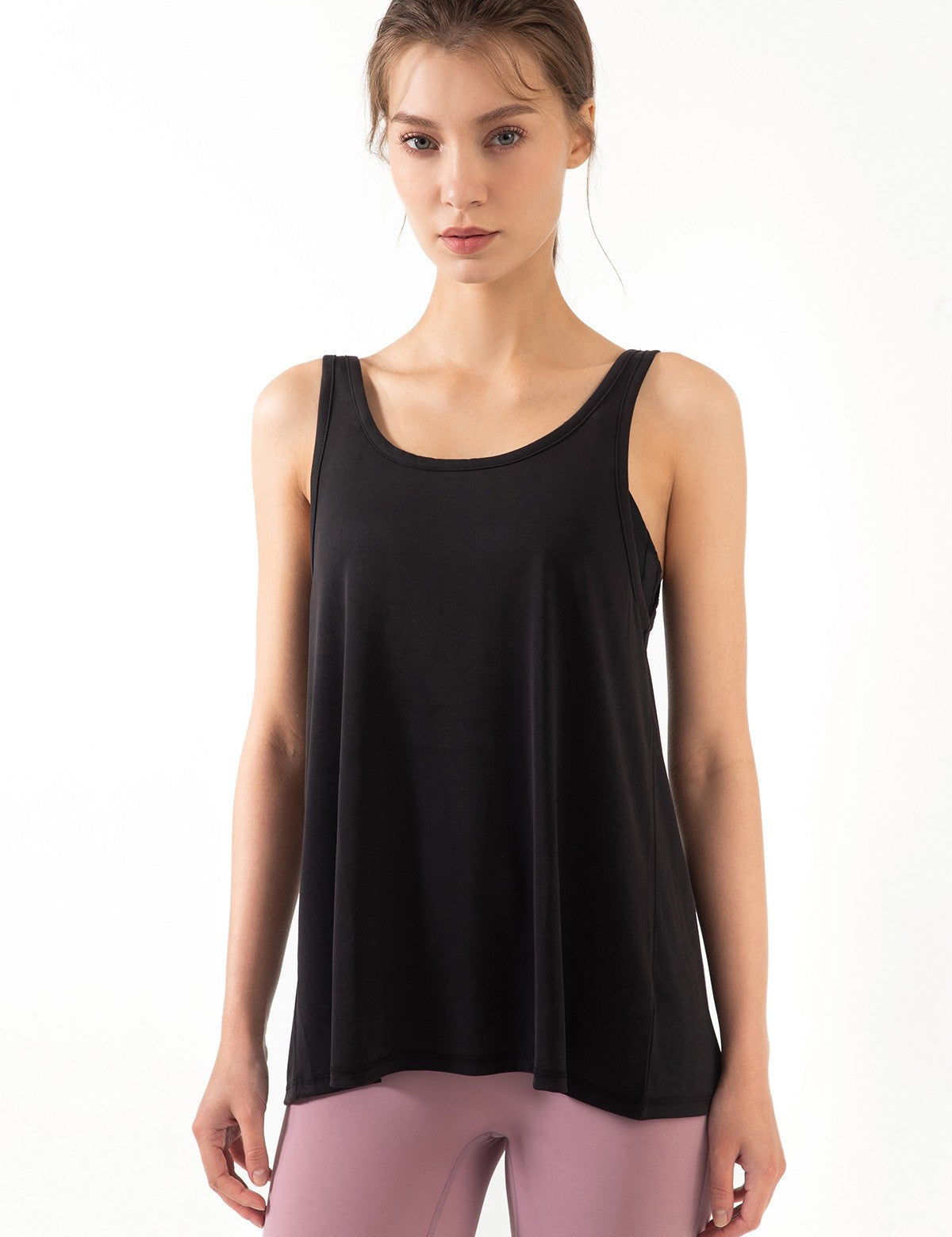 Open Back Sleeveless Tank Tops by bornfocus