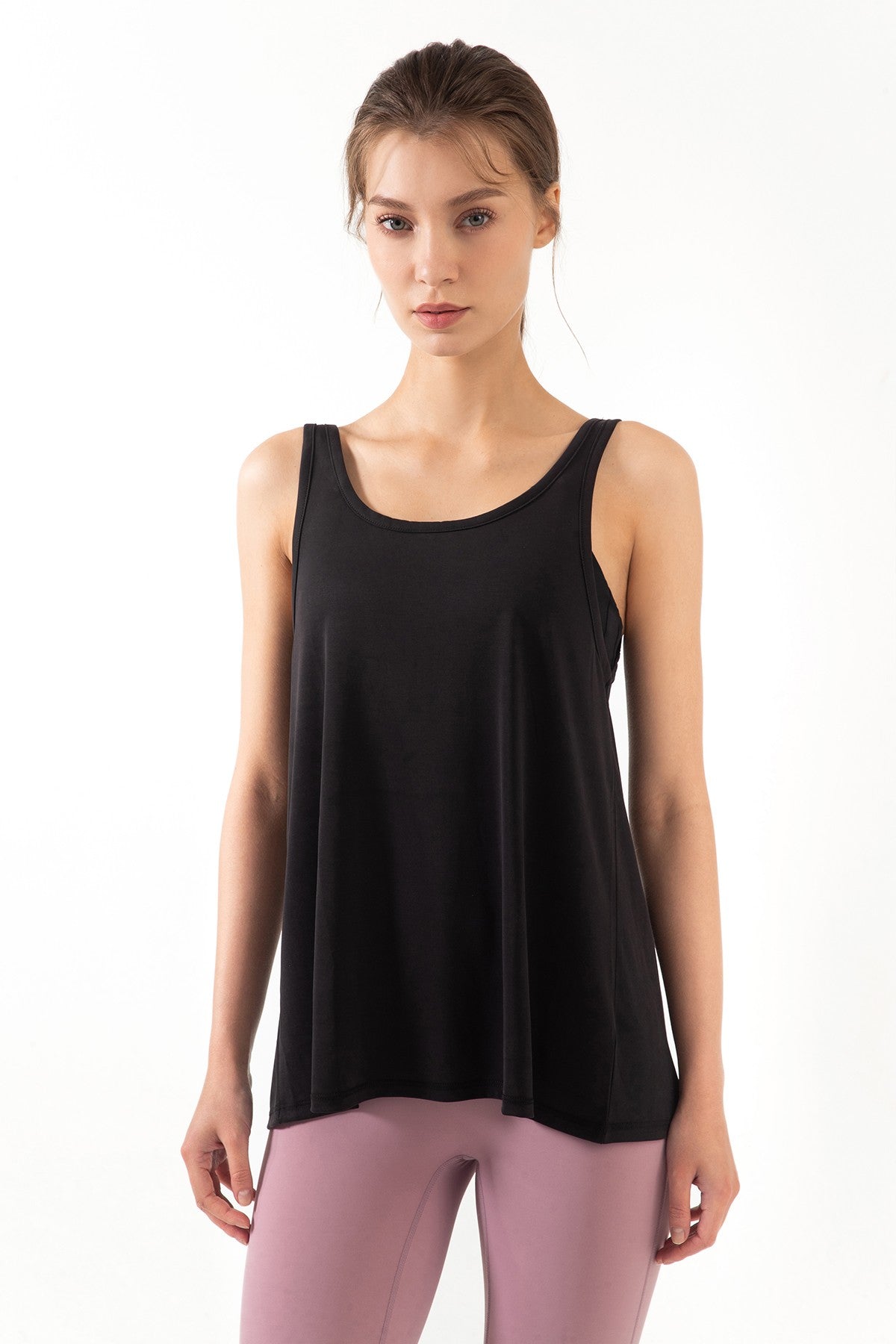 Open Back Sleeveless Tank Tops by bornfocus