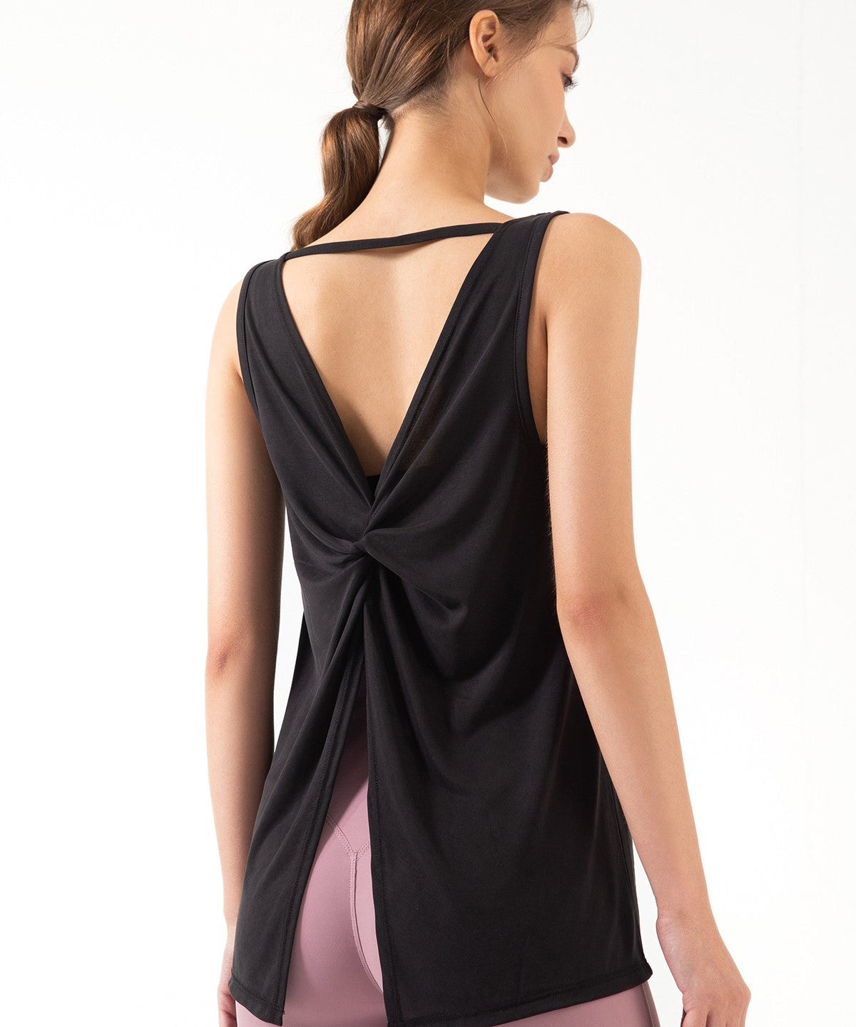 Open Back Sleeveless Tank Tops by bornfocus