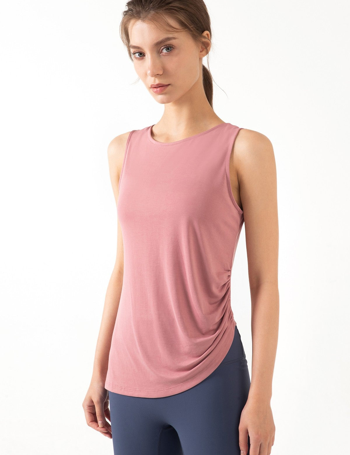 Reversible Wear Asymmetrical Hem Tank Tops by bornfocus