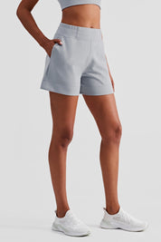 Athletic Cargo Shorts with Pockets by bornfocus