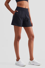 Athletic Cargo Shorts with Pockets by bornfocus