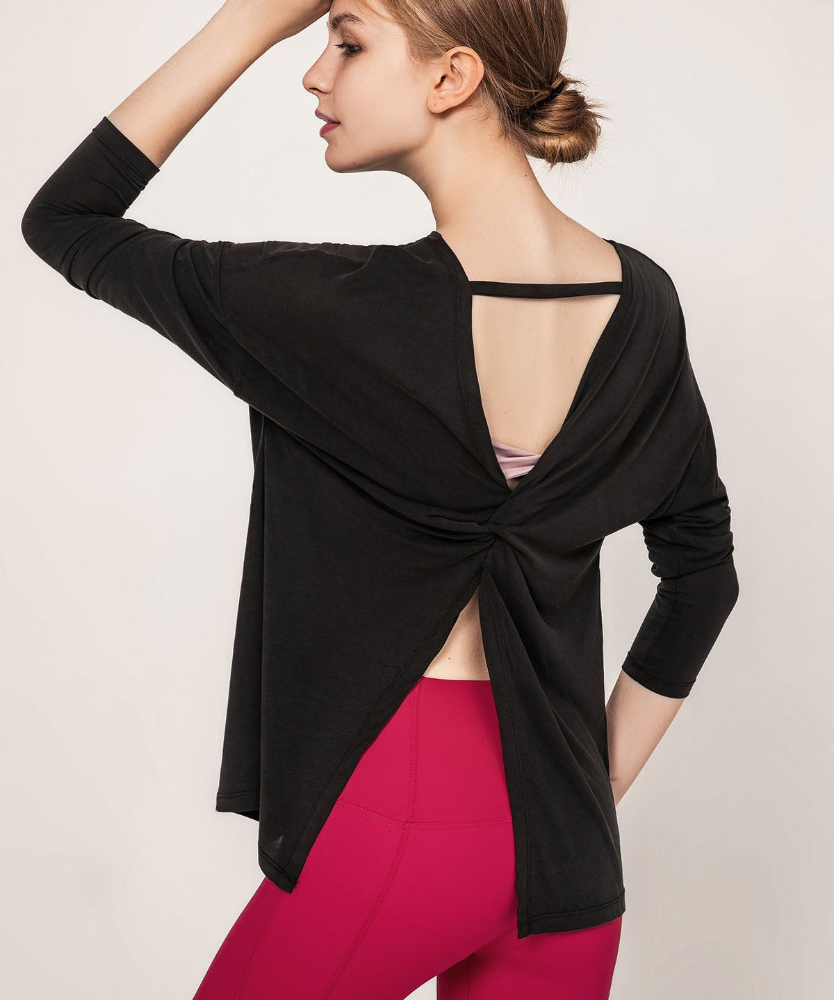 Open Back Long Sleeve Shirts by bornfocus